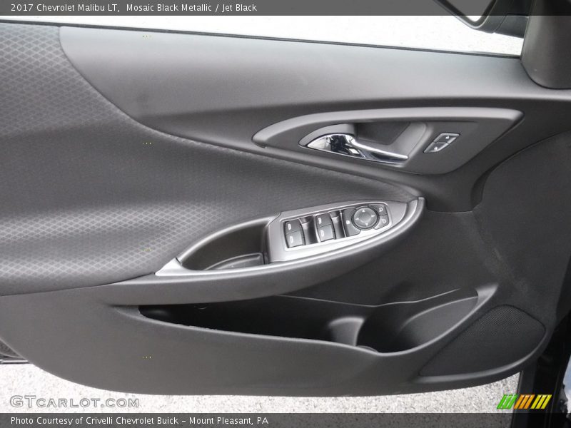 Mosaic Black Metallic / Jet Black 2017 Chevrolet Malibu LT