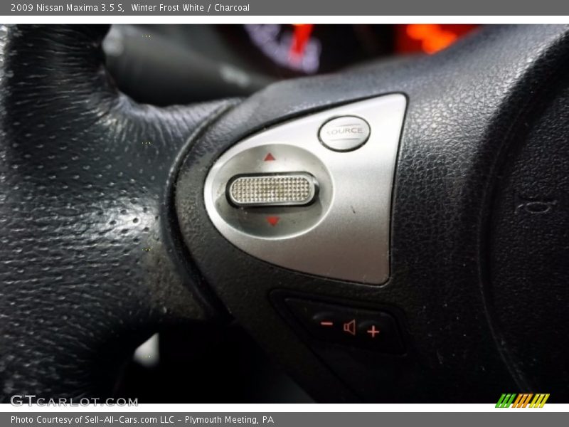 Winter Frost White / Charcoal 2009 Nissan Maxima 3.5 S