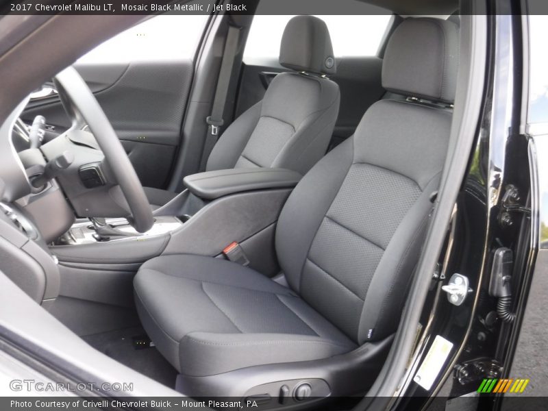 Front Seat of 2017 Malibu LT