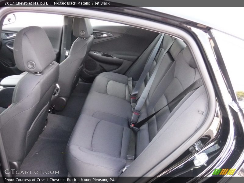 Rear Seat of 2017 Malibu LT