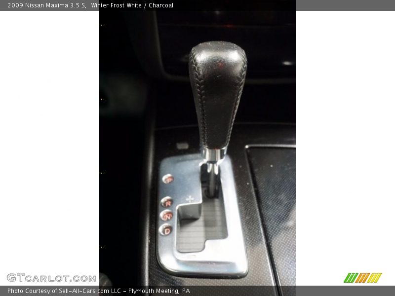 Winter Frost White / Charcoal 2009 Nissan Maxima 3.5 S