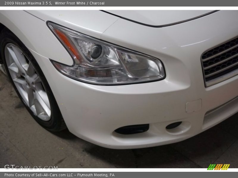 Winter Frost White / Charcoal 2009 Nissan Maxima 3.5 S