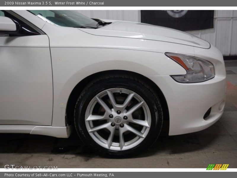 Winter Frost White / Charcoal 2009 Nissan Maxima 3.5 S