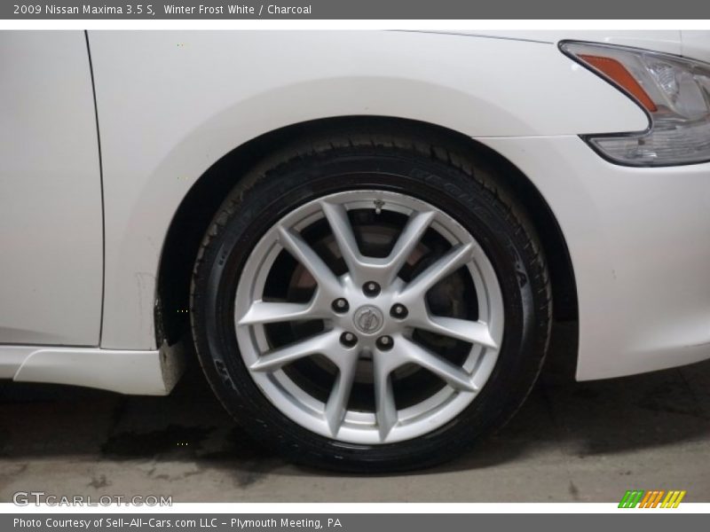 Winter Frost White / Charcoal 2009 Nissan Maxima 3.5 S