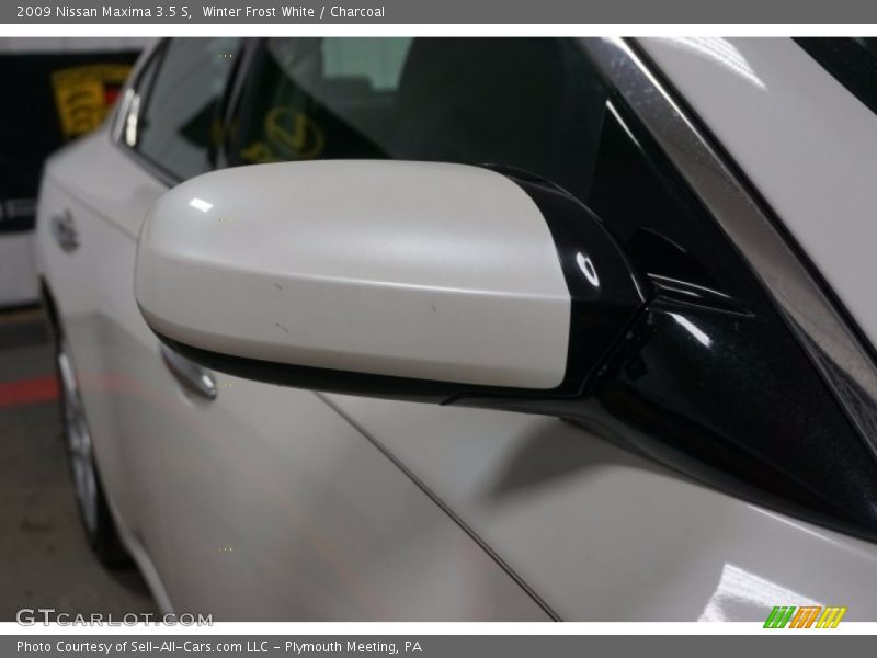 Winter Frost White / Charcoal 2009 Nissan Maxima 3.5 S