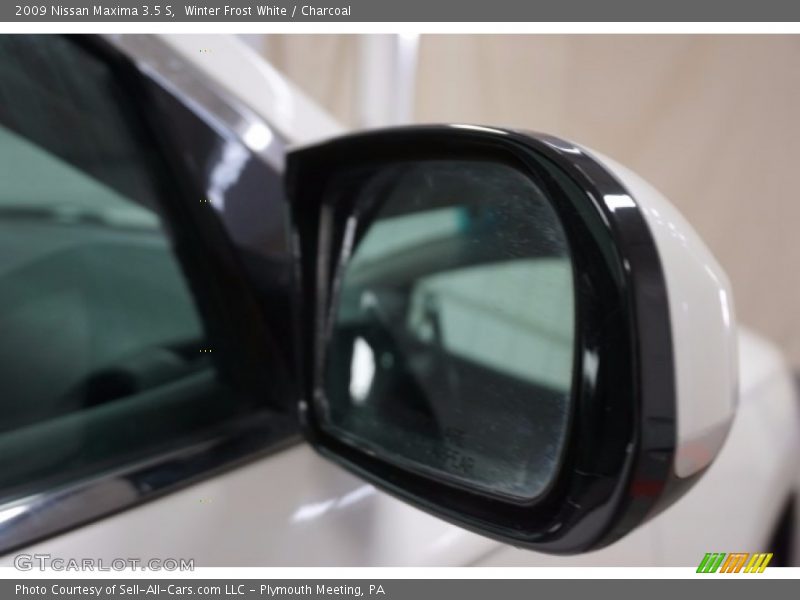 Winter Frost White / Charcoal 2009 Nissan Maxima 3.5 S