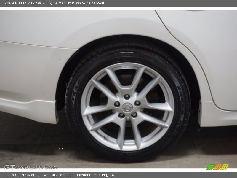 Winter Frost White / Charcoal 2009 Nissan Maxima 3.5 S