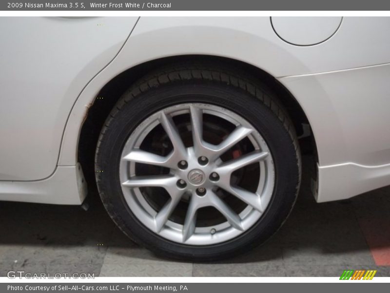 Winter Frost White / Charcoal 2009 Nissan Maxima 3.5 S
