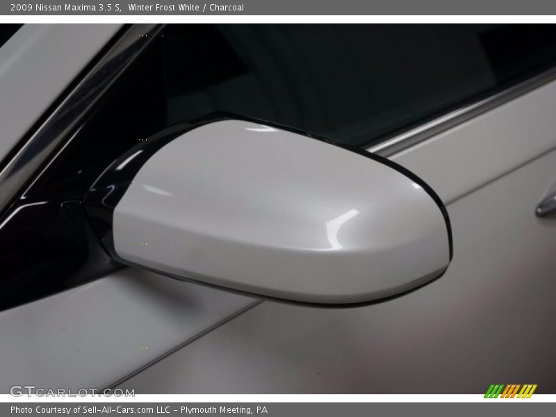 Winter Frost White / Charcoal 2009 Nissan Maxima 3.5 S