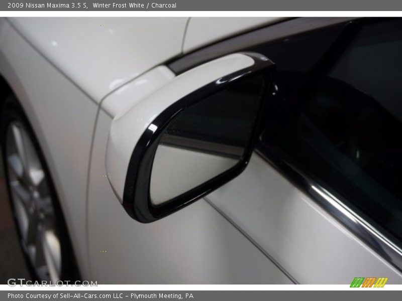 Winter Frost White / Charcoal 2009 Nissan Maxima 3.5 S