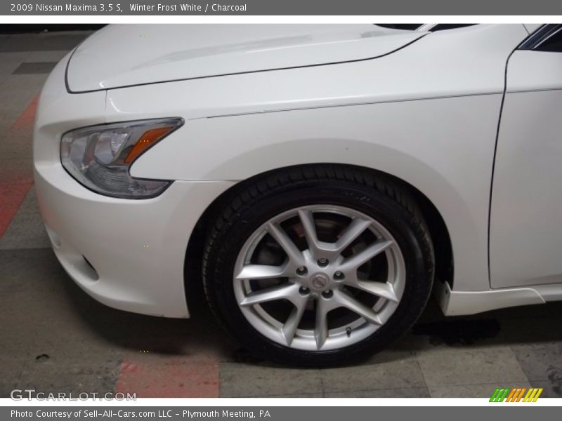 Winter Frost White / Charcoal 2009 Nissan Maxima 3.5 S