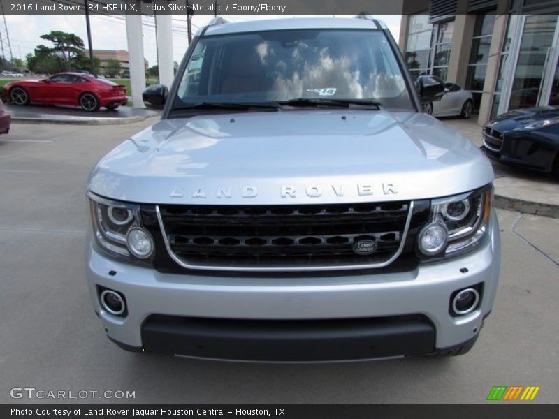 Indus Silver Metallic / Ebony/Ebony 2016 Land Rover LR4 HSE LUX