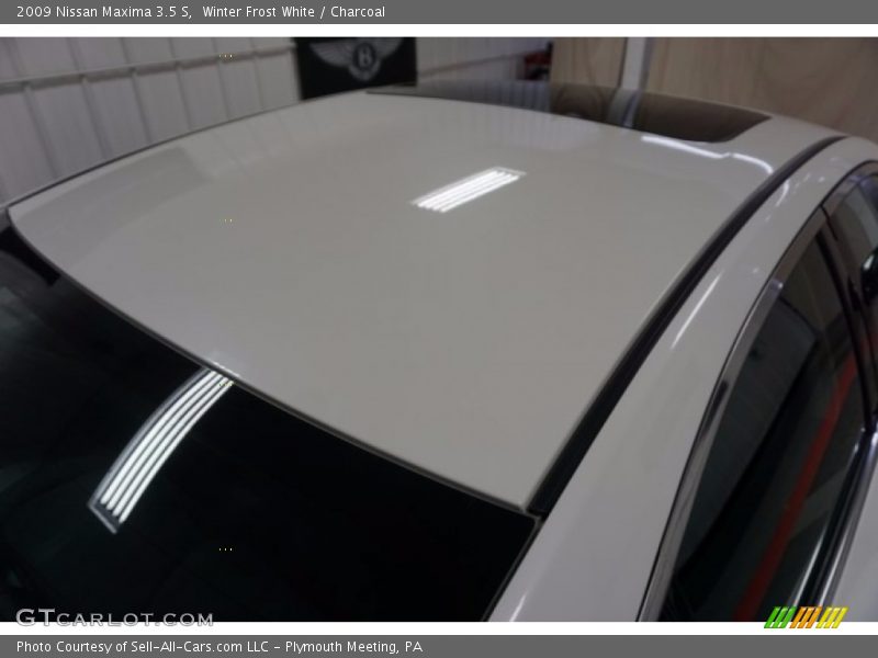 Winter Frost White / Charcoal 2009 Nissan Maxima 3.5 S