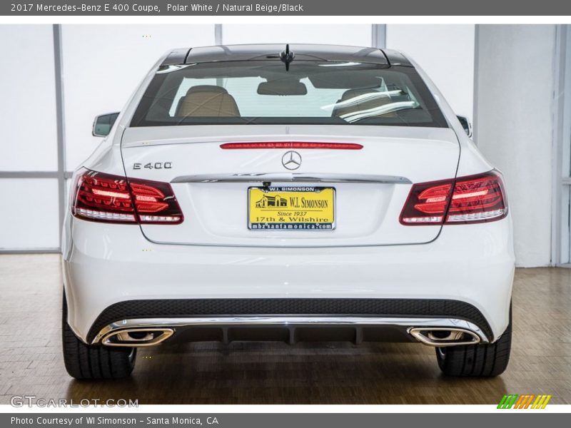 Polar White / Natural Beige/Black 2017 Mercedes-Benz E 400 Coupe