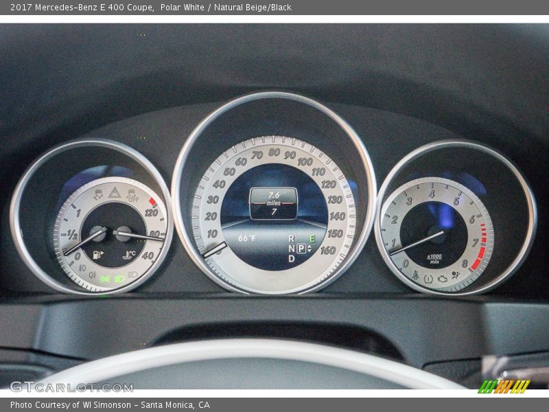  2017 E 400 Coupe 400 Coupe Gauges