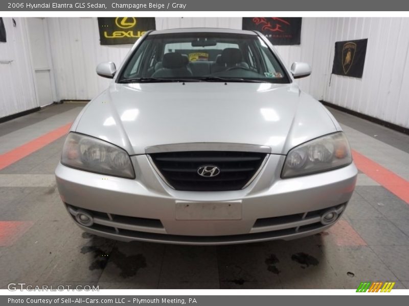 Champagne Beige / Gray 2006 Hyundai Elantra GLS Sedan