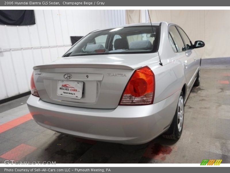 Champagne Beige / Gray 2006 Hyundai Elantra GLS Sedan