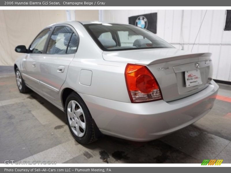 Champagne Beige / Gray 2006 Hyundai Elantra GLS Sedan