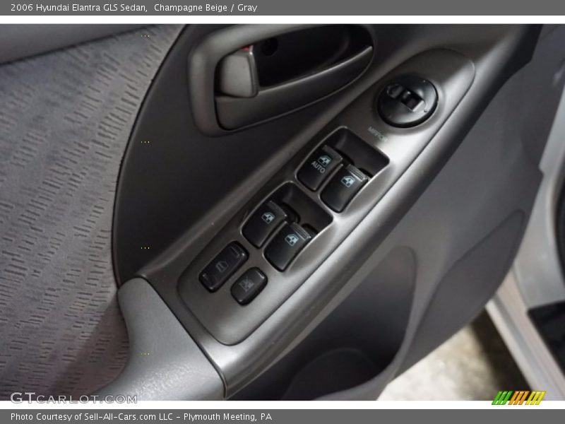 Champagne Beige / Gray 2006 Hyundai Elantra GLS Sedan
