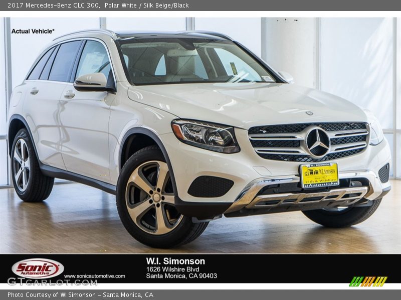 Polar White / Silk Beige/Black 2017 Mercedes-Benz GLC 300