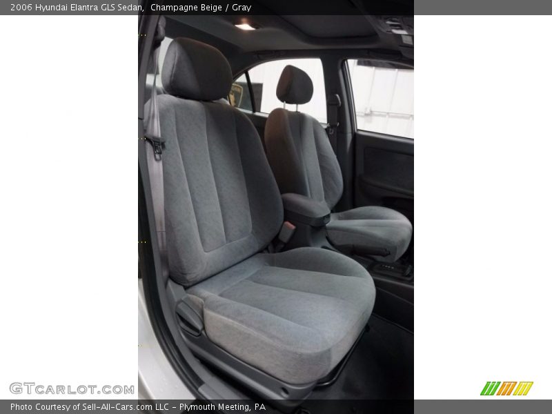 Champagne Beige / Gray 2006 Hyundai Elantra GLS Sedan