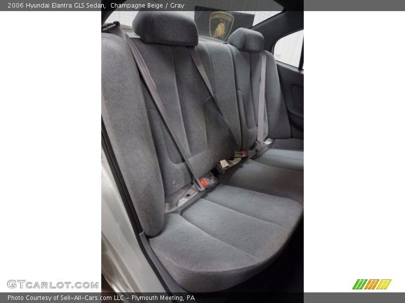 Champagne Beige / Gray 2006 Hyundai Elantra GLS Sedan
