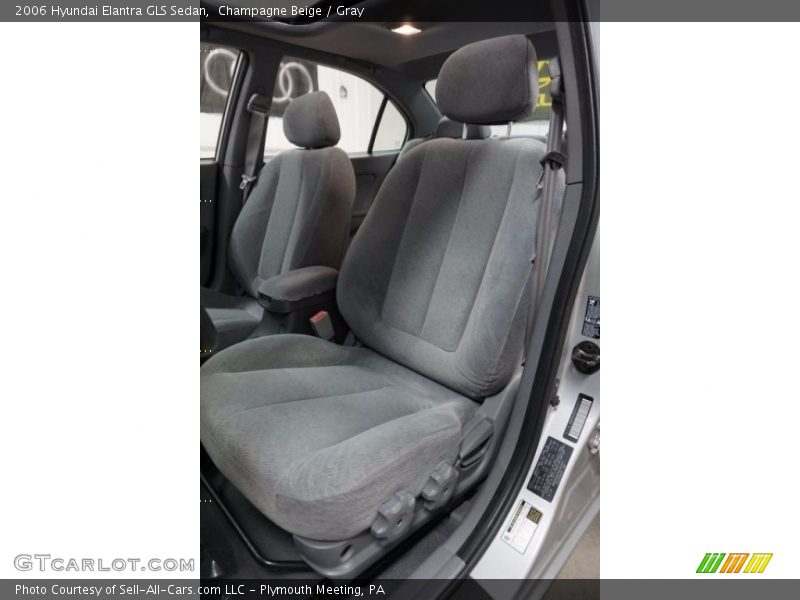 Champagne Beige / Gray 2006 Hyundai Elantra GLS Sedan