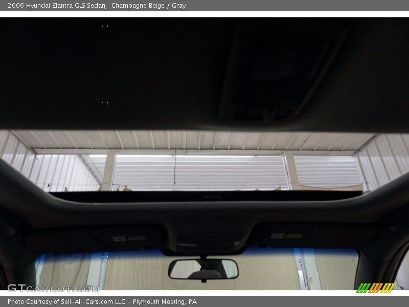 Champagne Beige / Gray 2006 Hyundai Elantra GLS Sedan