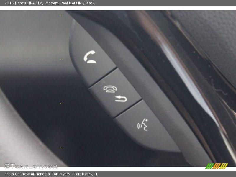 Modern Steel Metallic / Black 2016 Honda HR-V LX