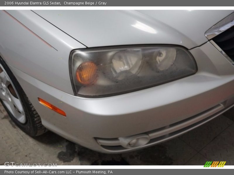 Champagne Beige / Gray 2006 Hyundai Elantra GLS Sedan