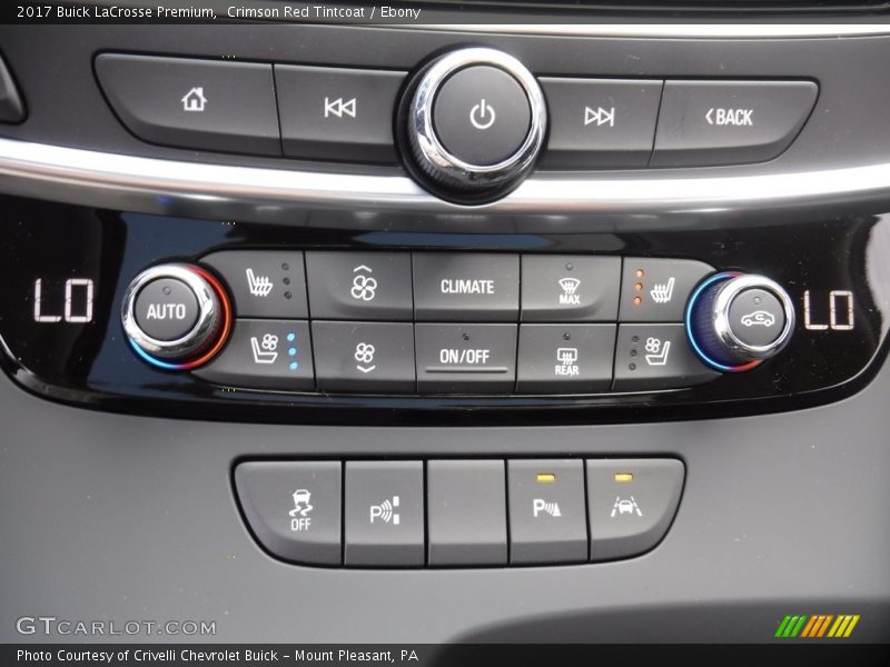 Controls of 2017 LaCrosse Premium