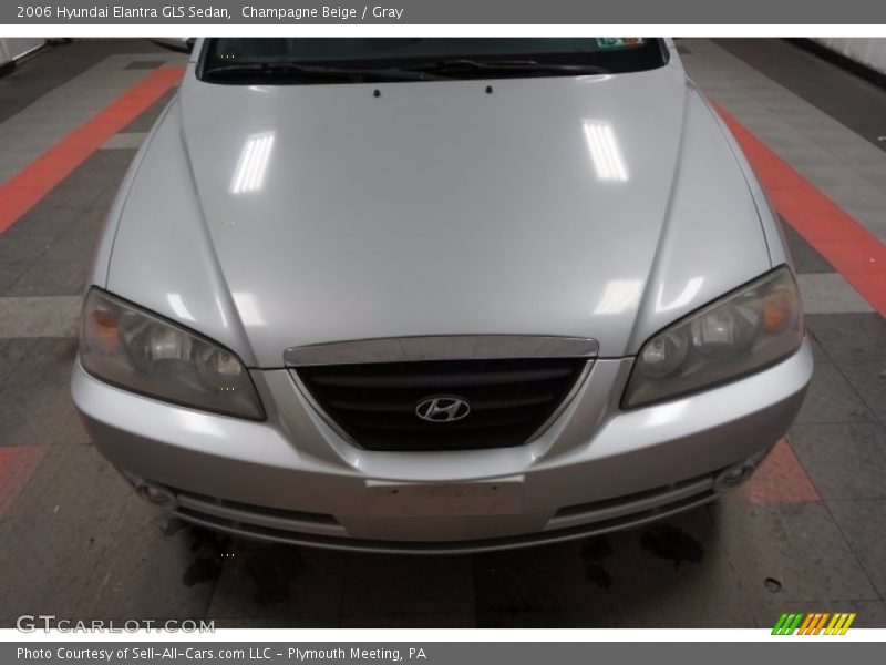 Champagne Beige / Gray 2006 Hyundai Elantra GLS Sedan