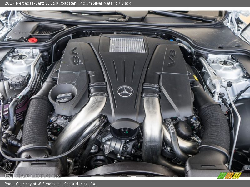  2017 SL 550 Roadster Engine - 4.7 Liter DI biturbo DOHC 32-Valve VVT V8