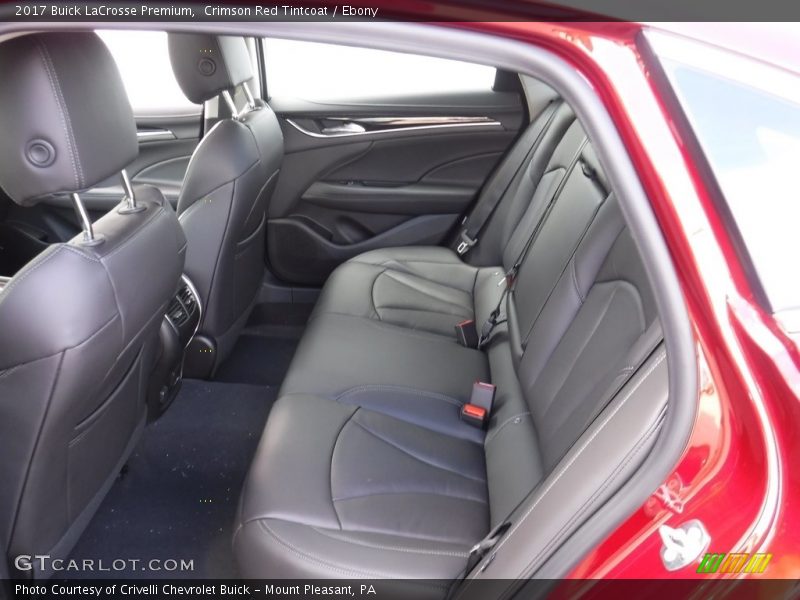 Rear Seat of 2017 LaCrosse Premium