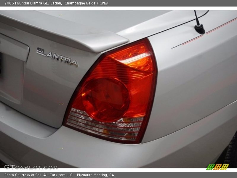 Champagne Beige / Gray 2006 Hyundai Elantra GLS Sedan