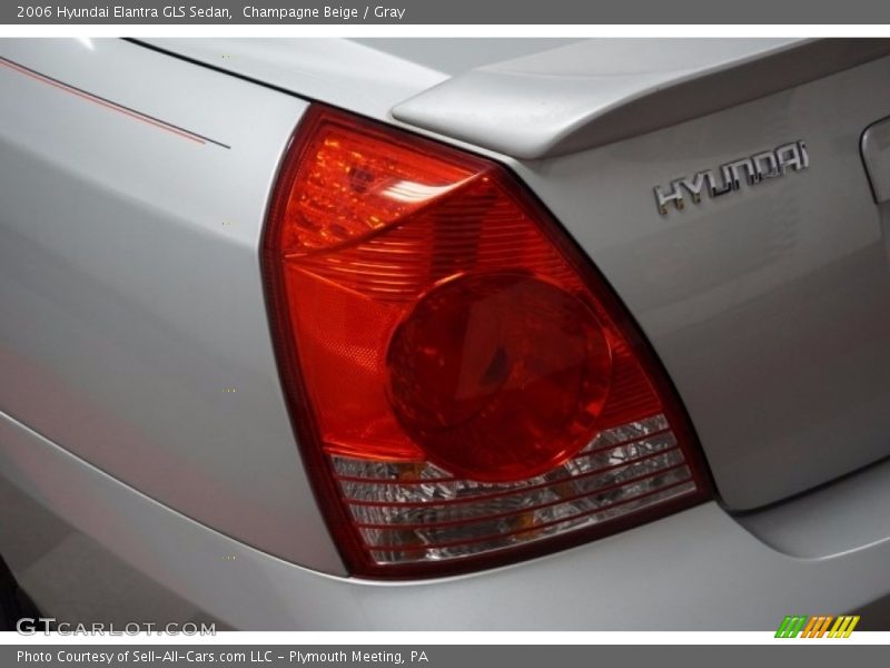 Champagne Beige / Gray 2006 Hyundai Elantra GLS Sedan