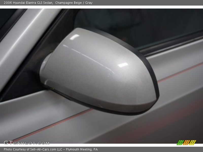 Champagne Beige / Gray 2006 Hyundai Elantra GLS Sedan