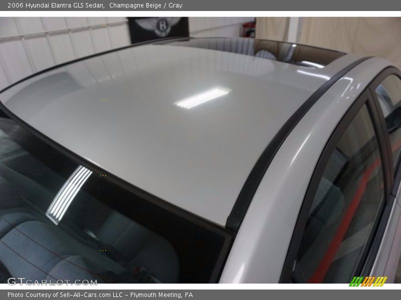 Champagne Beige / Gray 2006 Hyundai Elantra GLS Sedan