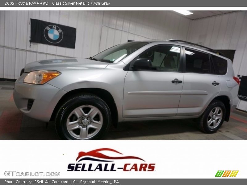 Classic Silver Metallic / Ash Gray 2009 Toyota RAV4 4WD