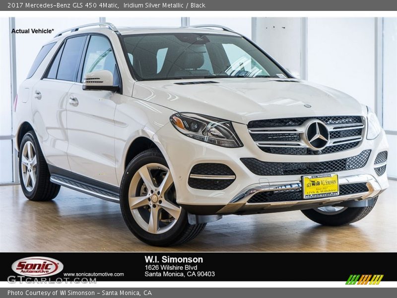 Iridium Silver Metallic / Black 2017 Mercedes-Benz GLS 450 4Matic