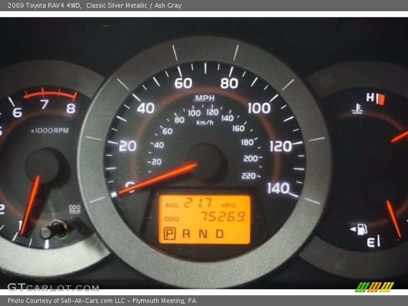 Classic Silver Metallic / Ash Gray 2009 Toyota RAV4 4WD