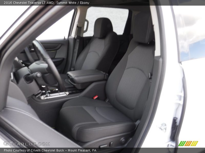 Summit White / Ebony 2016 Chevrolet Traverse LT AWD