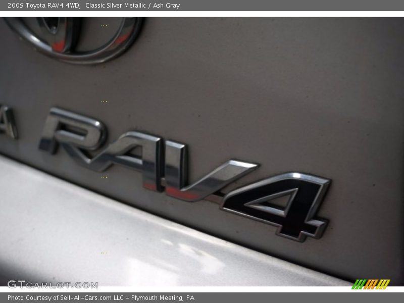 Classic Silver Metallic / Ash Gray 2009 Toyota RAV4 4WD