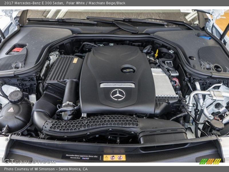 Polar White / Macchiato Beige/Black 2017 Mercedes-Benz E 300 Sedan