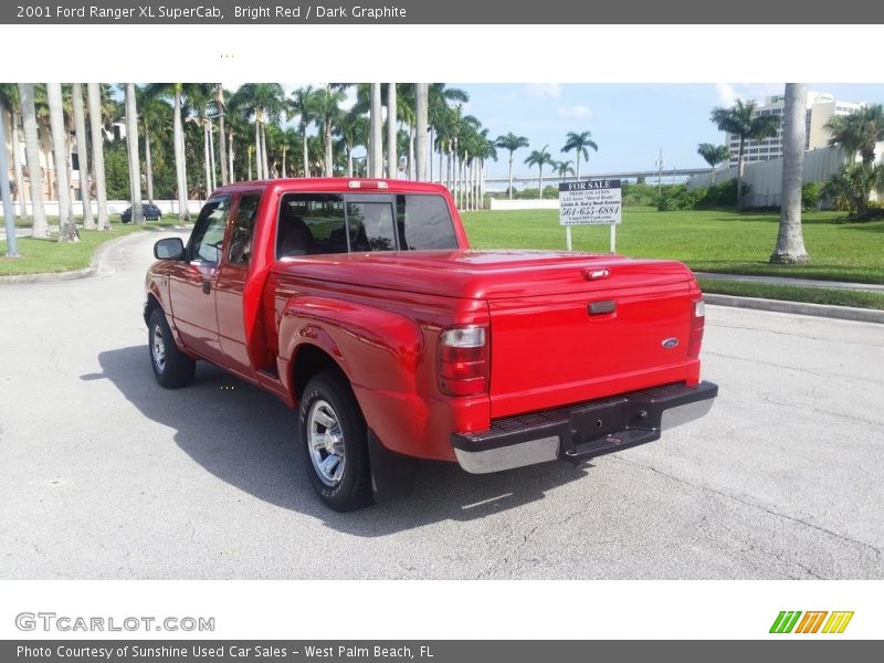 Bright Red / Dark Graphite 2001 Ford Ranger XL SuperCab