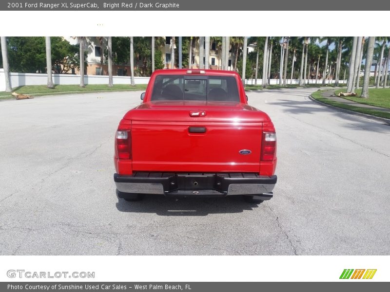 Bright Red / Dark Graphite 2001 Ford Ranger XL SuperCab