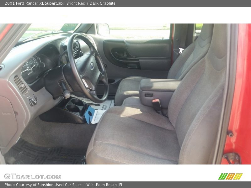 Bright Red / Dark Graphite 2001 Ford Ranger XL SuperCab