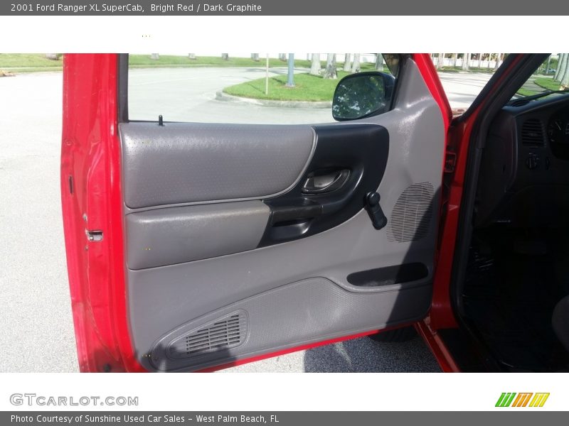 Bright Red / Dark Graphite 2001 Ford Ranger XL SuperCab