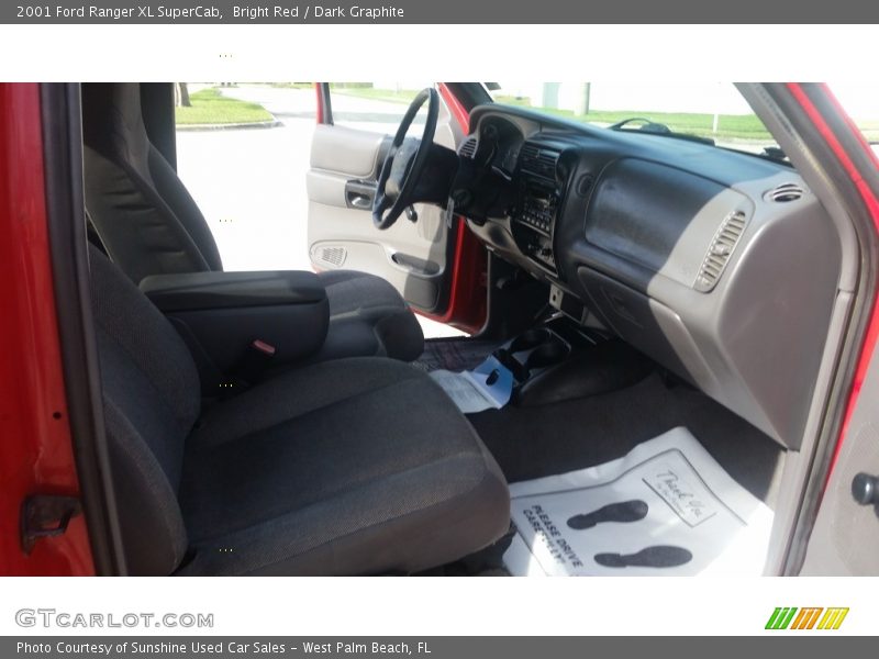 Bright Red / Dark Graphite 2001 Ford Ranger XL SuperCab