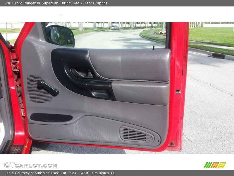 Bright Red / Dark Graphite 2001 Ford Ranger XL SuperCab